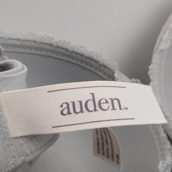Auden Gray Plunge Push Up Bra Light Gray Target - Picture 11 of 12